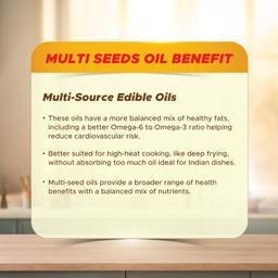 Saffola Gold Refined Cooking oil | Blended of Rice Bran & Sunflower oil | 5 Litre Jar