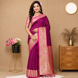 Woven Premium Art Silk Saree