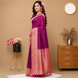 Woven Premium Art Silk Saree