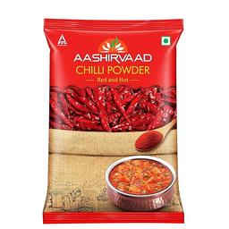Aashirvaad Chilli Powder, 500g Pack, Red Hot Chilli Powder with No Added Flavours and Colours