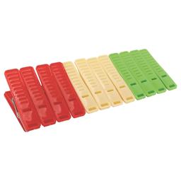 Premium Jumbo Pipe Cloth Hanging Clips Pegs Large - Set of 12 Pieces