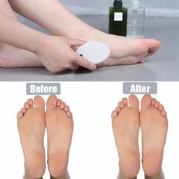 kai Stone with 1 Loofa for Rich Leather Bathing and Natural Exfoliating, Foot Cleaning for Men, Women - Multicolored, Pack of 1 (2 Items in the set)