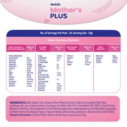 Horlicks Mother's Plus Vanilla 400g Refill