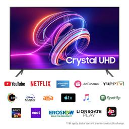 Samsung 138 cm (55 Inches) Crystal Vision 4K Ultra HD Smart LED TV UA55CUE70AKLXL (Titan Gray)