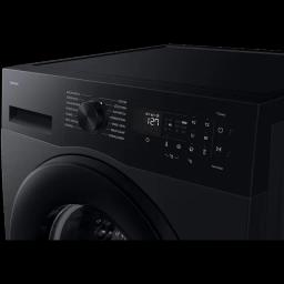 SAMSUNG 12 kg 5 Star Wi-Fi Inverter Fully Automatic Front Load Washing Machine (WW12DG5B24ABTL, AI EcoBubble, Black)