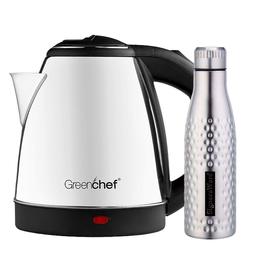 Greenchef Kettle 1.5L & SIGNORA WARE Water Bottle 1000 Ml