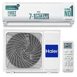 Haier 1.5 Ton 3 Star Twin Inverter Split AC (Copper, 7 in 1 Convertible, Frost Self Clean, HD Filter, Cools at 54°C, Long Air Throw - HSU17VP-TQS3BN-INV, White)