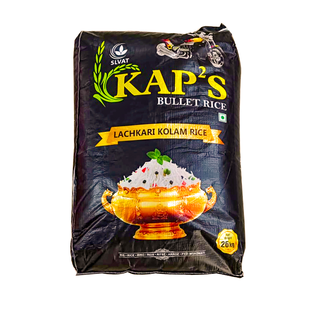 SmartQuick | Kap2s Bullet Raw Rice Lachkari kolam rice 26kg(Only Bangalore)